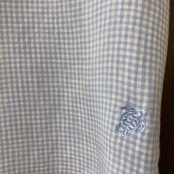 Vilebrequin
Charli Har Linen Camp Shirt Blue Gingham - Picture 2 of 4